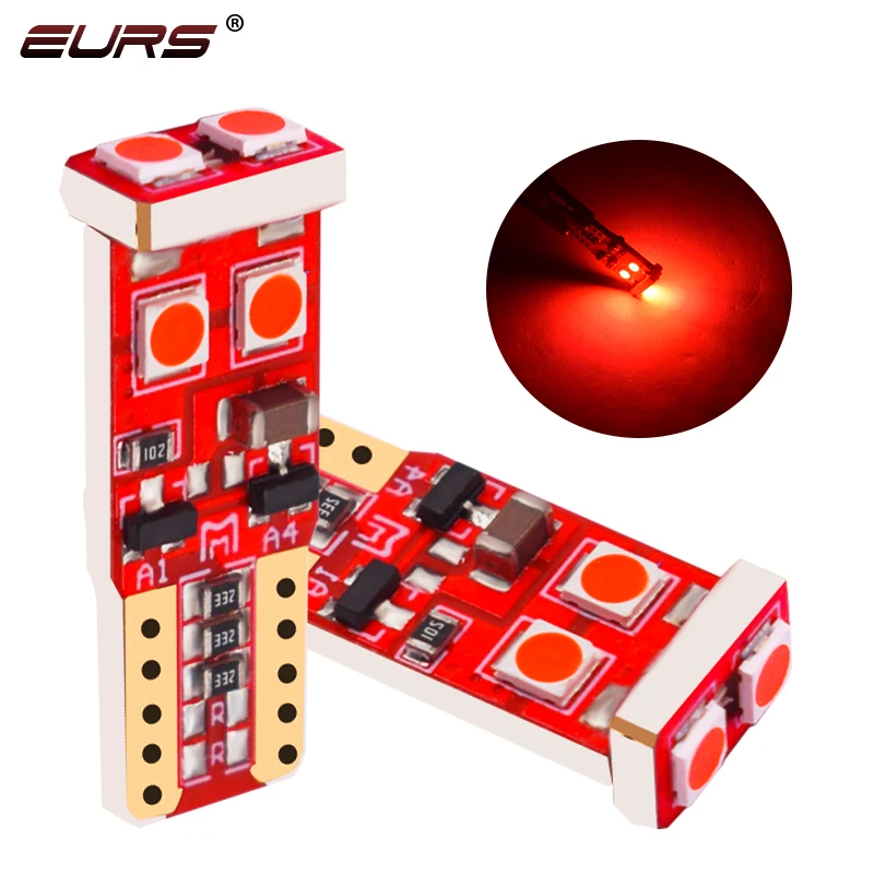 

Супер яркий индикатор ширины Canbus T10 W5W 3030 6SMD, белый и желтый индикатор номерного знака, декодирование фар, дневные ходовые огни