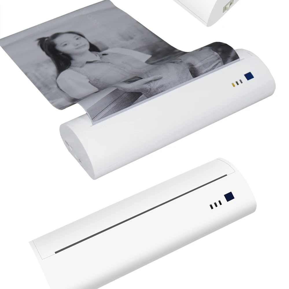 

LASAET Portable Printer A4 Printer Compatible with Android/Ios/Windows