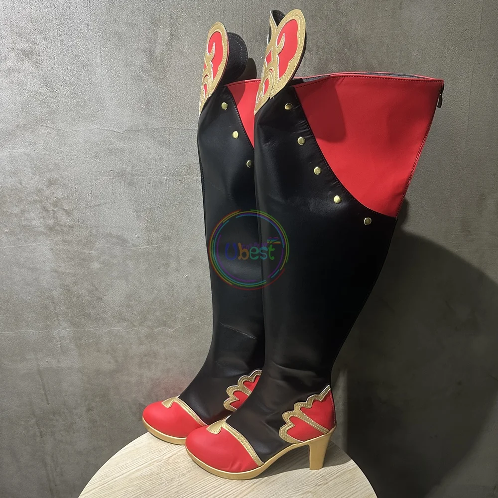Twisted Wonderland Riddle Rosehearts Schuhe Cosplay Herren Stiefel