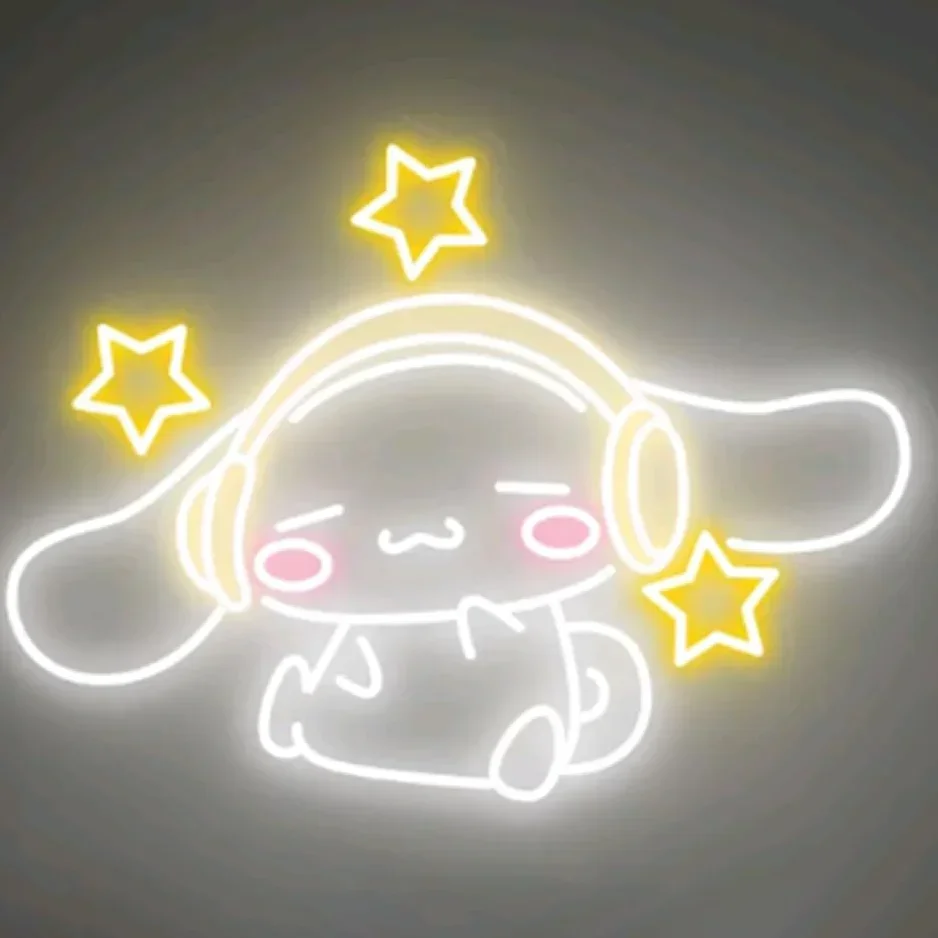 Kawaii Anime Neon Signs LED Neon Light Sign Light Up Neon Signs, Kids Room Decoration Game Room Wall Neon Light Sign