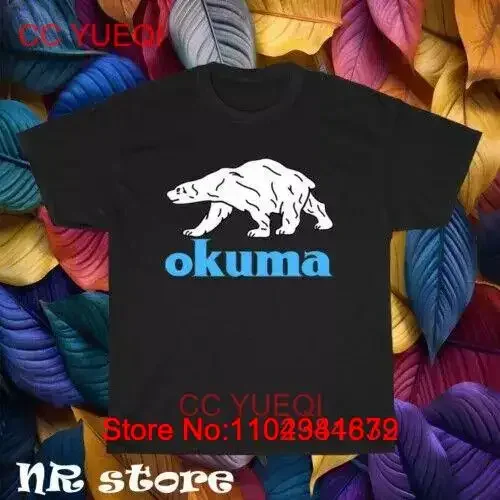 Новая футболка с логотипом OKUMA Pro Fishing Logo, забавный размер от S до 5XL