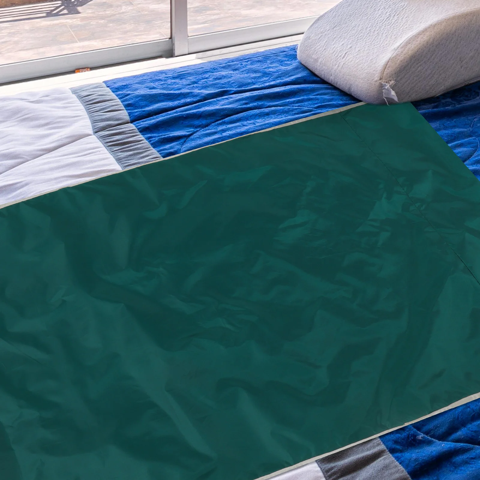 

Patient Repositioning Sliding Belt 75x135cm Green Versatile Smooth Fabric Moving Pad Disabled Aid Elderly Transfer Sheet Long