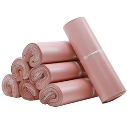 50Pcs Thicken Pink Express Bag  Shipping Bags Waterproof Mailing Clothing Postal Bag PE Self-seal Courier Envelope Packing