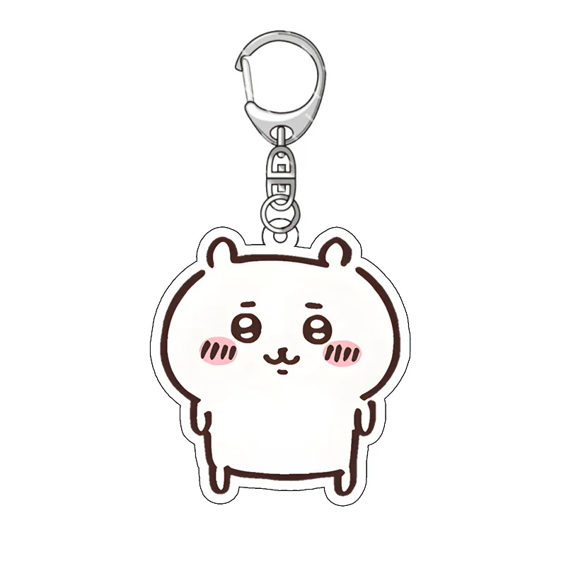 yiji Pendant Anime Comic Acrylic Peripheral Keychain Hachiware Usagi Cute Pendant Bag Hanging Decoration Decoration