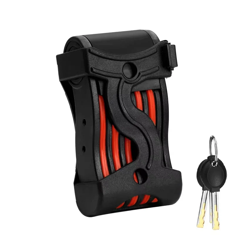 Electric Bike Locks Anti-Theft U-Lock for Cycling Security Durable Bicycle Lock in Black/Red/Blue
