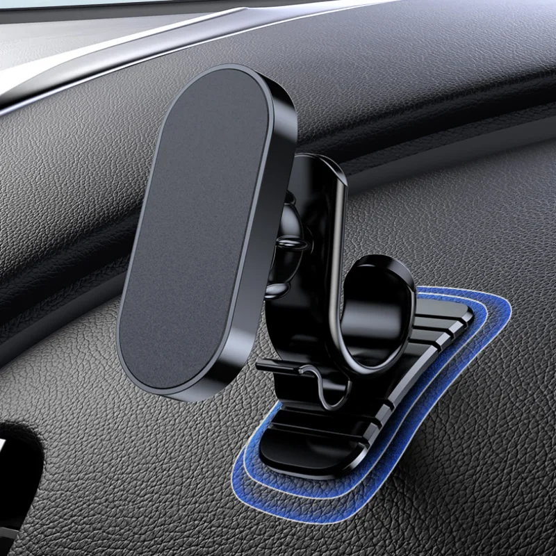 Adjustable Magnetic Car Phone Holder Magnet Mount Mobile Cell Phone Stand GPS Support For Smartphones 360 Degree Rotation