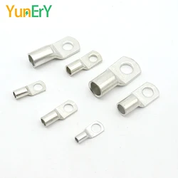 10/25 PCS SC50 SC70 SC95 M6/8/10 Crimp Lug Terminal 50-95 mm² Cable Lugs Wire Connector Tinned Electrical Solder Lug 6-3/0 AWG