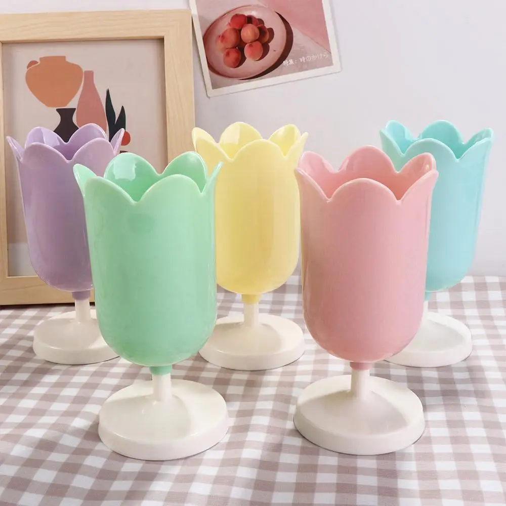 Artykuły Biurowe Kosmetyki Prezenty dla Dziewczyn Stojak na Ołówki Etui Dekoracja na Biurko Tulipan Pojemnik na Długopisy Mini Pudełko na Makijaż Organizer na Artykuły Papiernicze