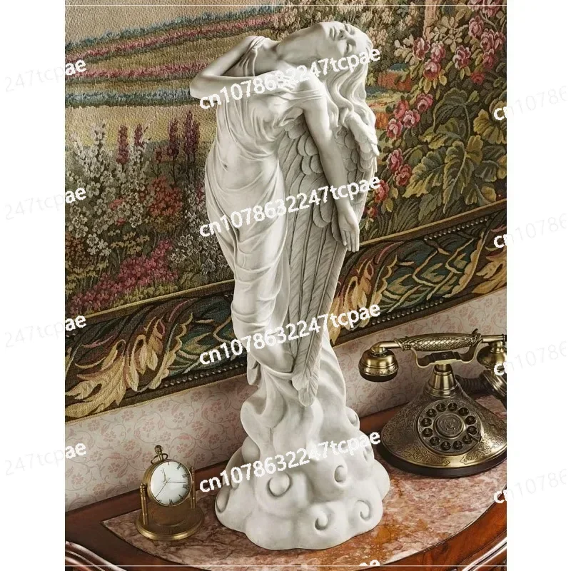

Design Toscano Ascending Angel Outdoor Garden Statue Medium Antique Stone Garden Decoration Outdoor
