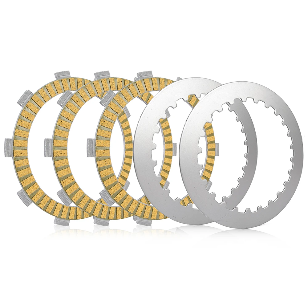 Clutch Kit Steel & Friction Plates For Honda CRM250 CB400SS CL400 XR400R M NSR250 Suzuki DR250R DR-Z 250 TRIUMPH Daytona 650 - view 4