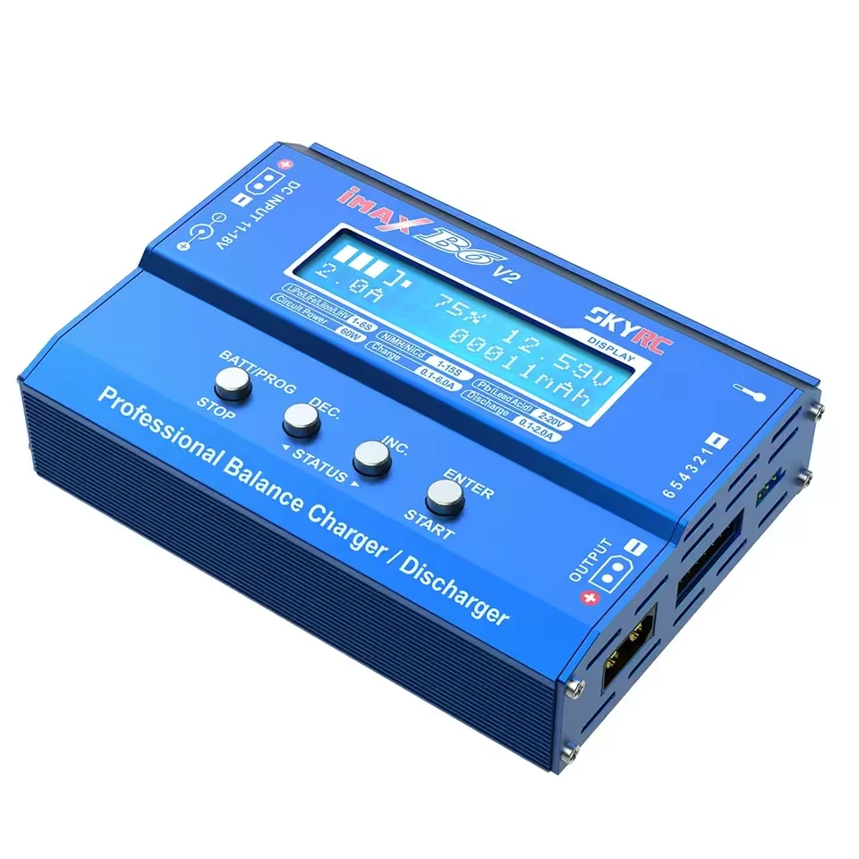 SKYRC IMAX B6 V2 Balanced Charger Lithium Battery 1-65 Model Aircraft Remote Control Ship Nickel Gas Charging