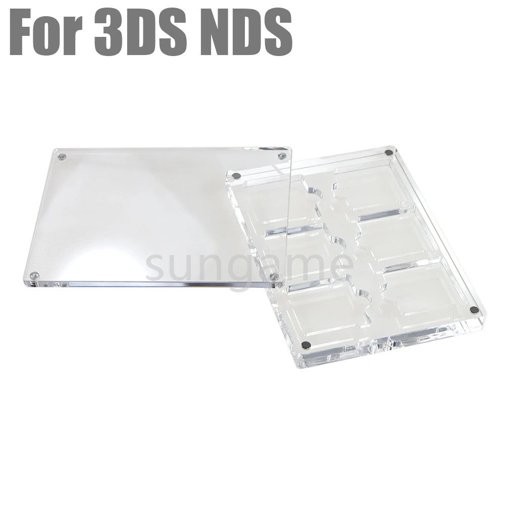 

3pcs Transparent Game Card Case for Nintend 3DS NDS Protective Shockproof Acrylic Games Storage Box Holder