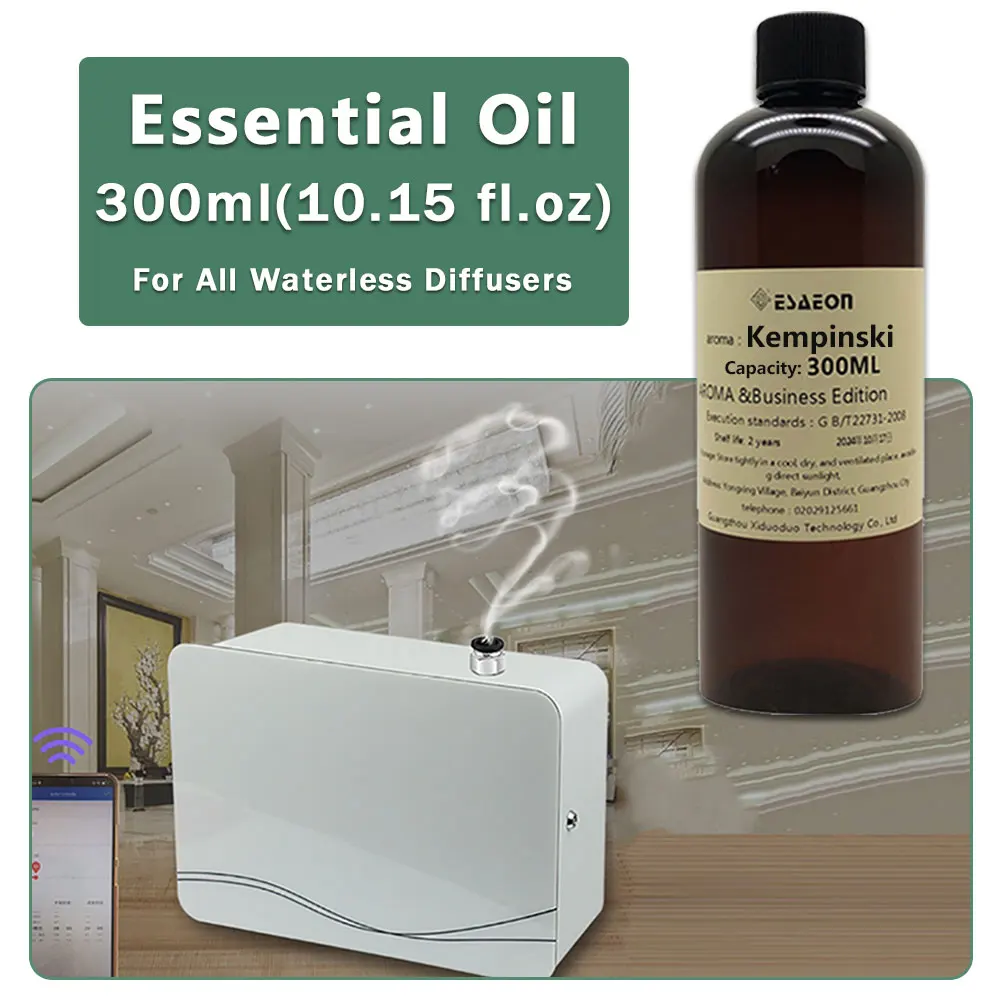 ESAEON Household Aroma Machine Supply Oils - Essential Oil For Waterless Aromatherapy Diffuser, Kempinski - 300ML (10.15 fl.oz)