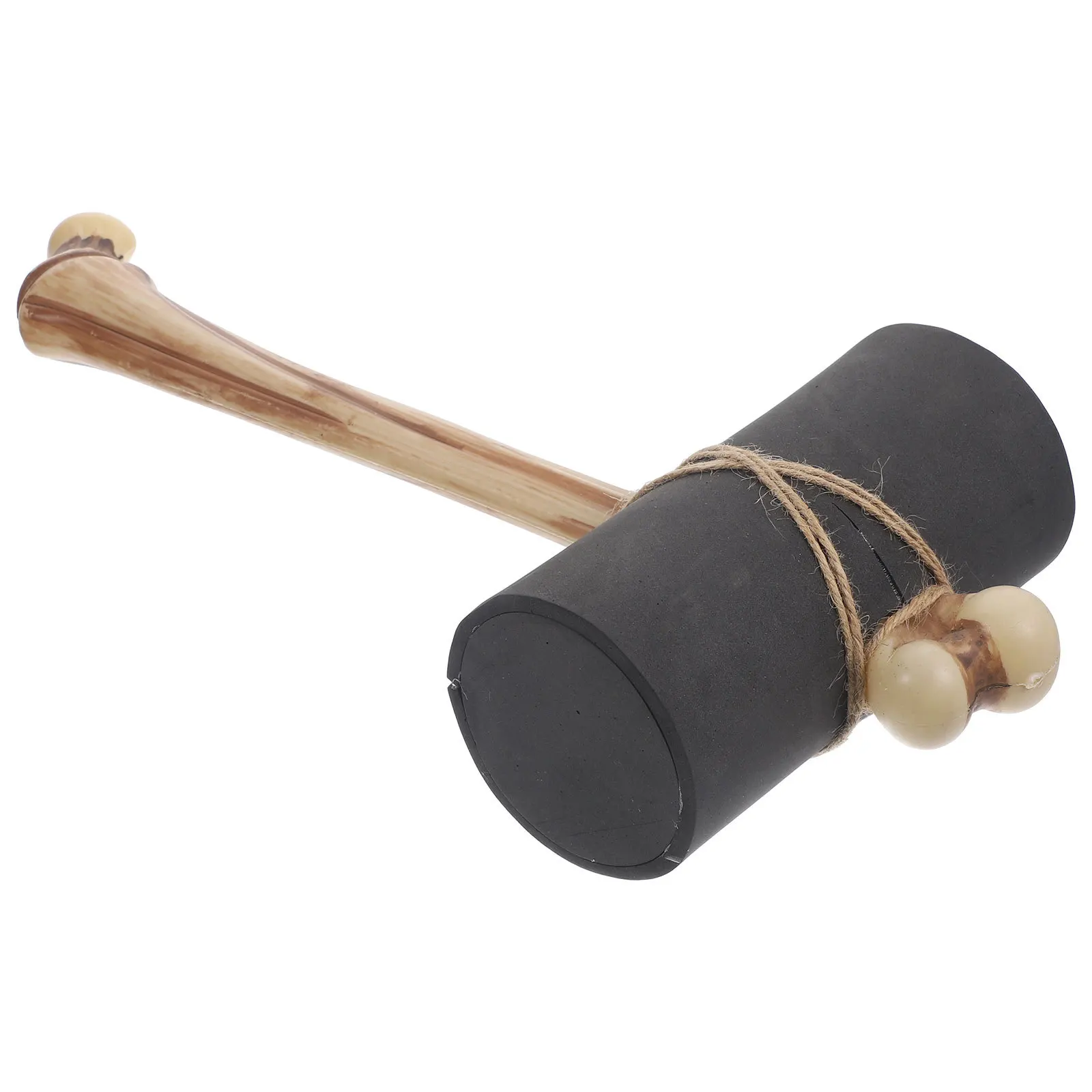 1pc osso puntello retrò Halloween martello finto per forniture per feste cosplay martello di plastica accessorio scherzo decorativo