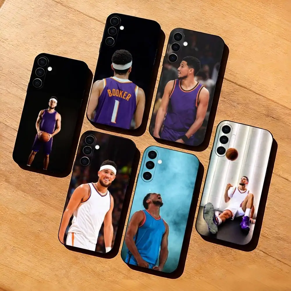 Basketball D-Devin B-Booker  Phone Case For Samsung Galaxy A73,A72,A71,A70,A53,A52,A51,Others Soft Black Cover