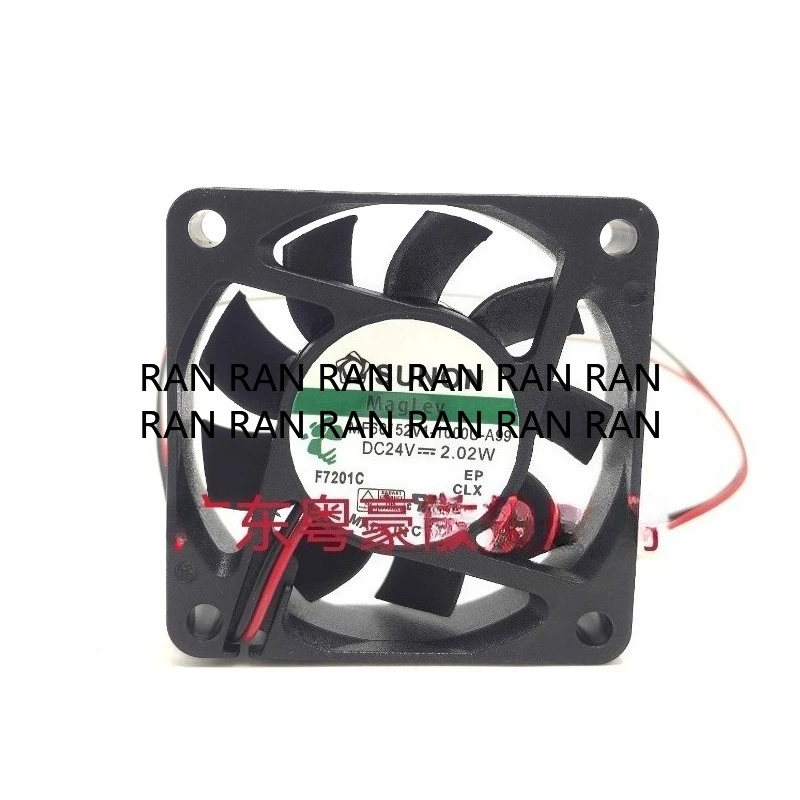 

New Cooling Fan for SUNON MF60152V1-1000U-A99 6015 6CM 24V 2.02W Silent Cooling Fan 60 * 60 * 15MM