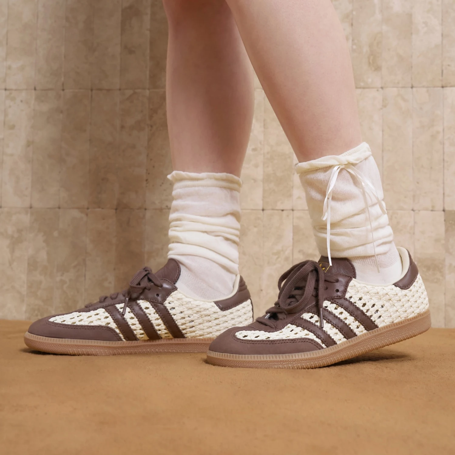 Adidas genuine clover women's mesh classic retro fashion board shoes IH9373