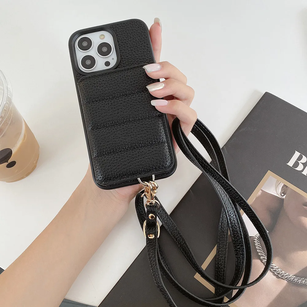 حامل البطاقة محفظة كروس جلدية قضية الهاتف آيفون الهواء 17 16 برو ماكس 15 زائد 14 + 13 12 11 غطاء حامل زر مغناطيسي #4