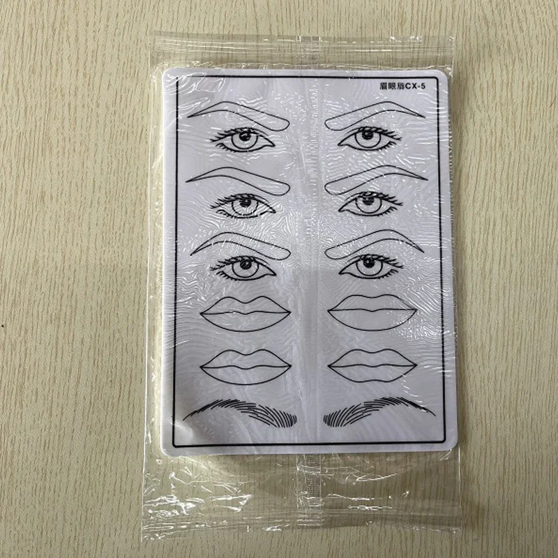 1pcs Eyebrow Tattoo Practice Skin Eyebrow Microblading Tattoo Makeup Lips Supplies Eyebrow Tattoo Skin for Tattoos Supplies