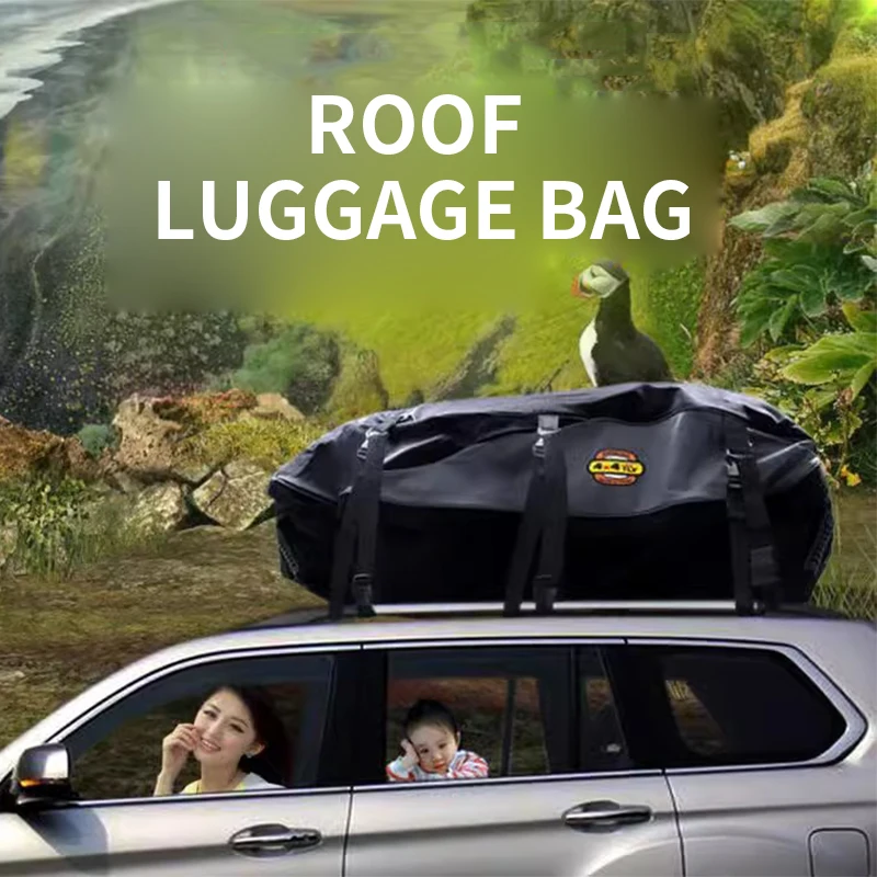 

Car Luggage Bag Roof Box Car Off-Road Vehicle Modification Outdoor Self-Driving Tour Storage Bag Waterproof and Rainproof Roof T
