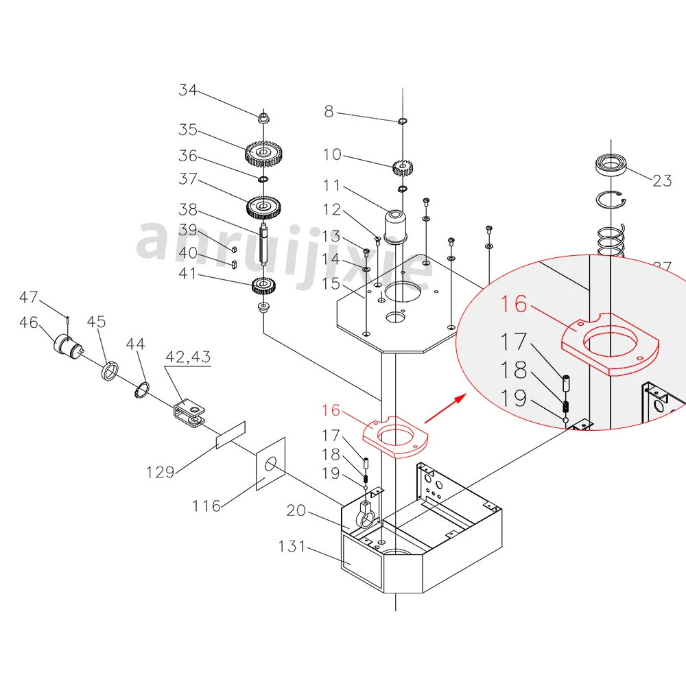 Spindle Sleeve Support SIEG X1-016& SX1&JET JMD-1 Mini Mill Spares