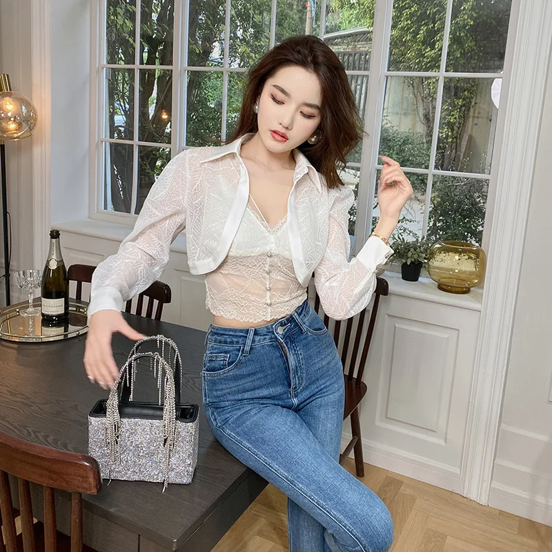 Summer New Women's Fashion Foreign Style Thin Sunscreen Short Jacket Indoor Air Conditioning Shirt Cardigan Shawl