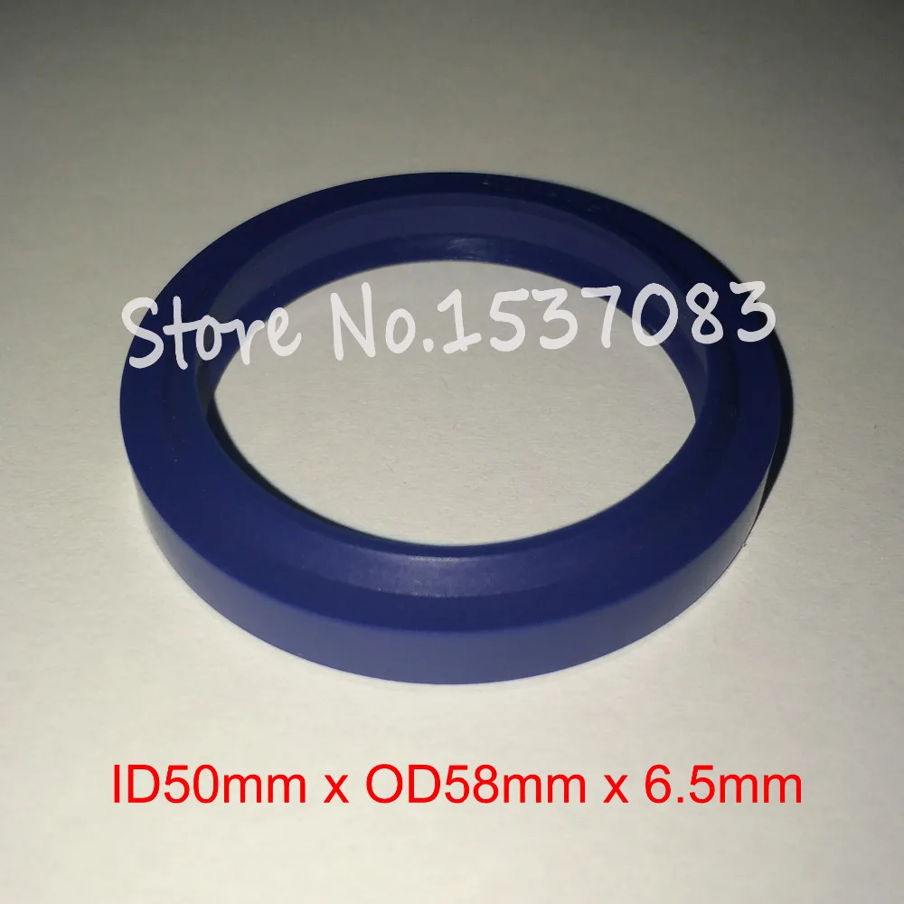 

5 PCS Hydraulic ram seal wiper seal polyurethane PU o-ring o ring rod ring gasket 50mm x 58mm x 5mm x 6.5mm