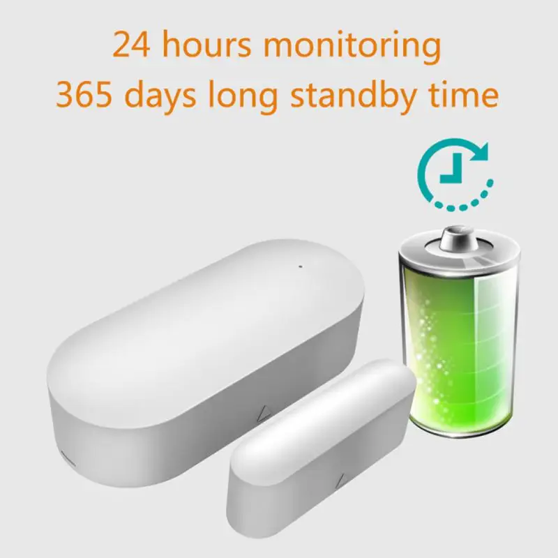 منبه Tuya اللاسلكي الذكي للعبث بالواي فاي ، مستشعر الباب والنافذة ، أمر صوتي Alexa ، كاشف مغلق مفتوح ، تطبيق الحياة الذكي ، 1 ، 2
