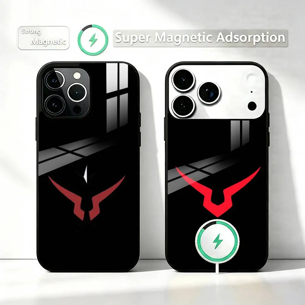 Code G-Geass LOGO Anime  Phone Case For iPhone17,16,15,14,13,12,11 Plus,Pro Supports Magnetic Wireless Charging