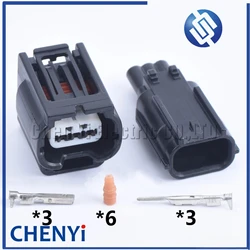 3 Pin Automotive Turn signal fog light Connector Battery negative sensor plug 7283-2147-30 7282-2147-30 For Honda Nissan Mazda