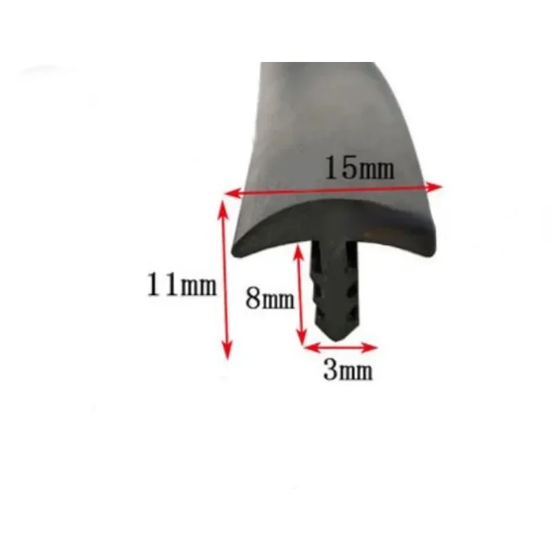 T type sun room sealing strip cable trench rubber strip electric box electric cabinet gap filling strip rubber profile