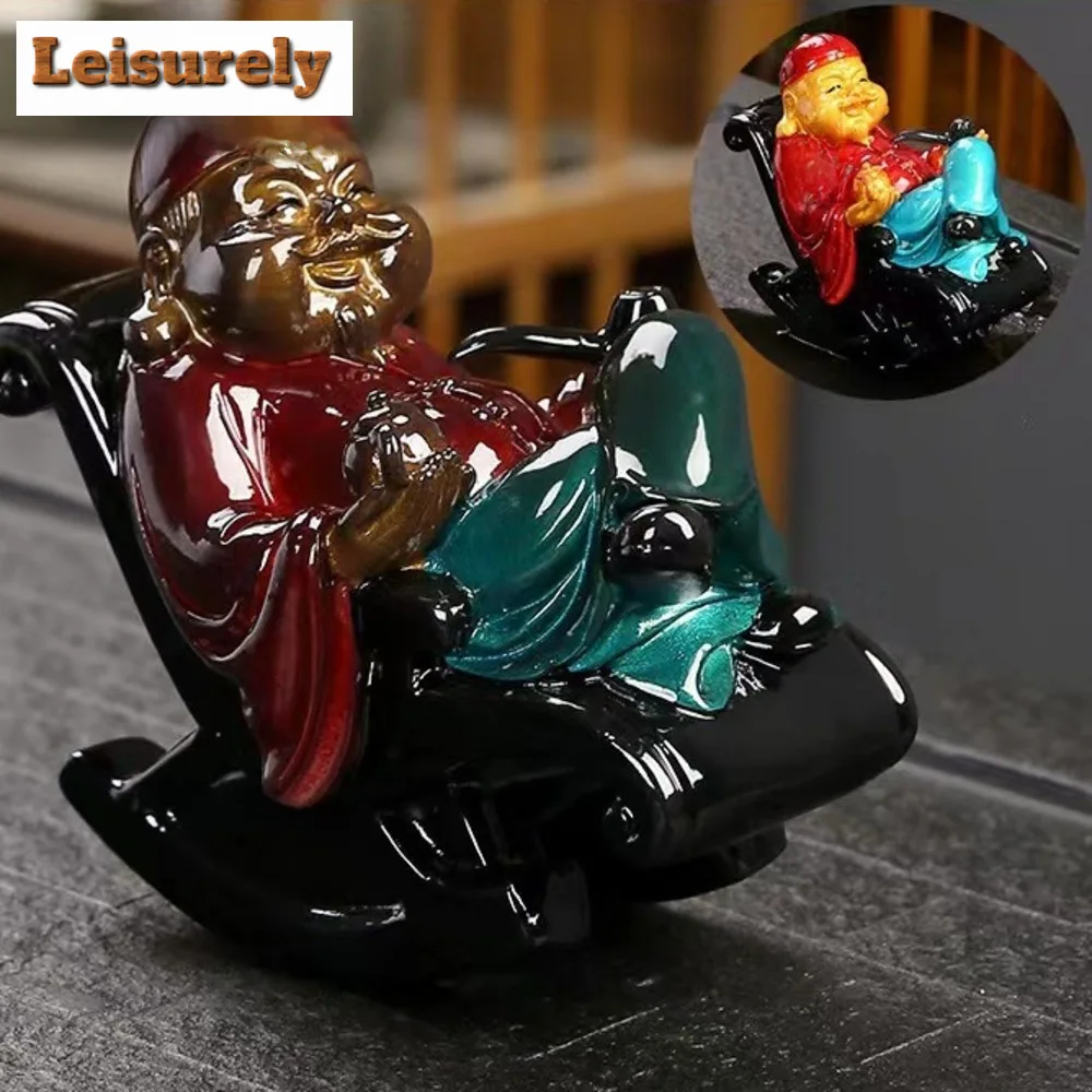 Color Change Te Games Exquisite Boutique Rich Master Landlord Tea Pet Miniatures Tea Figurine Tea Ceremony Tea Statue Decoration