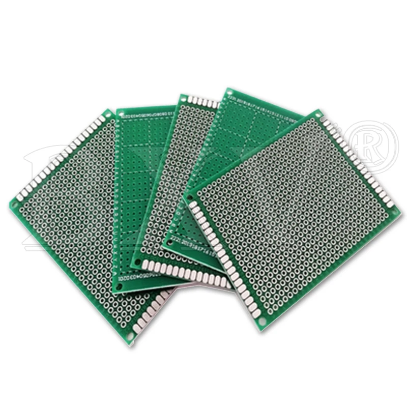 5*7 PCB 5x7 PCB Universal Board 2*8mm 3X7 4X6 5X5 5X7 6X8 7X9 7X10 PUMUDDSY Single-sided Tin Plate Experiment Board 8*12 9*15