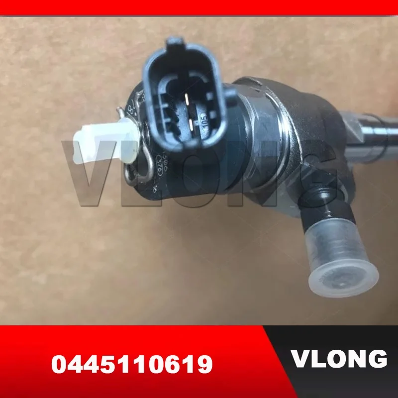 New Common Rail Injector SAIC GMC Fuel Injector Assy Great Wall Haval H5 H6 4D20 Wingle 5 0 445 110 619 1100100XED15 0445110619