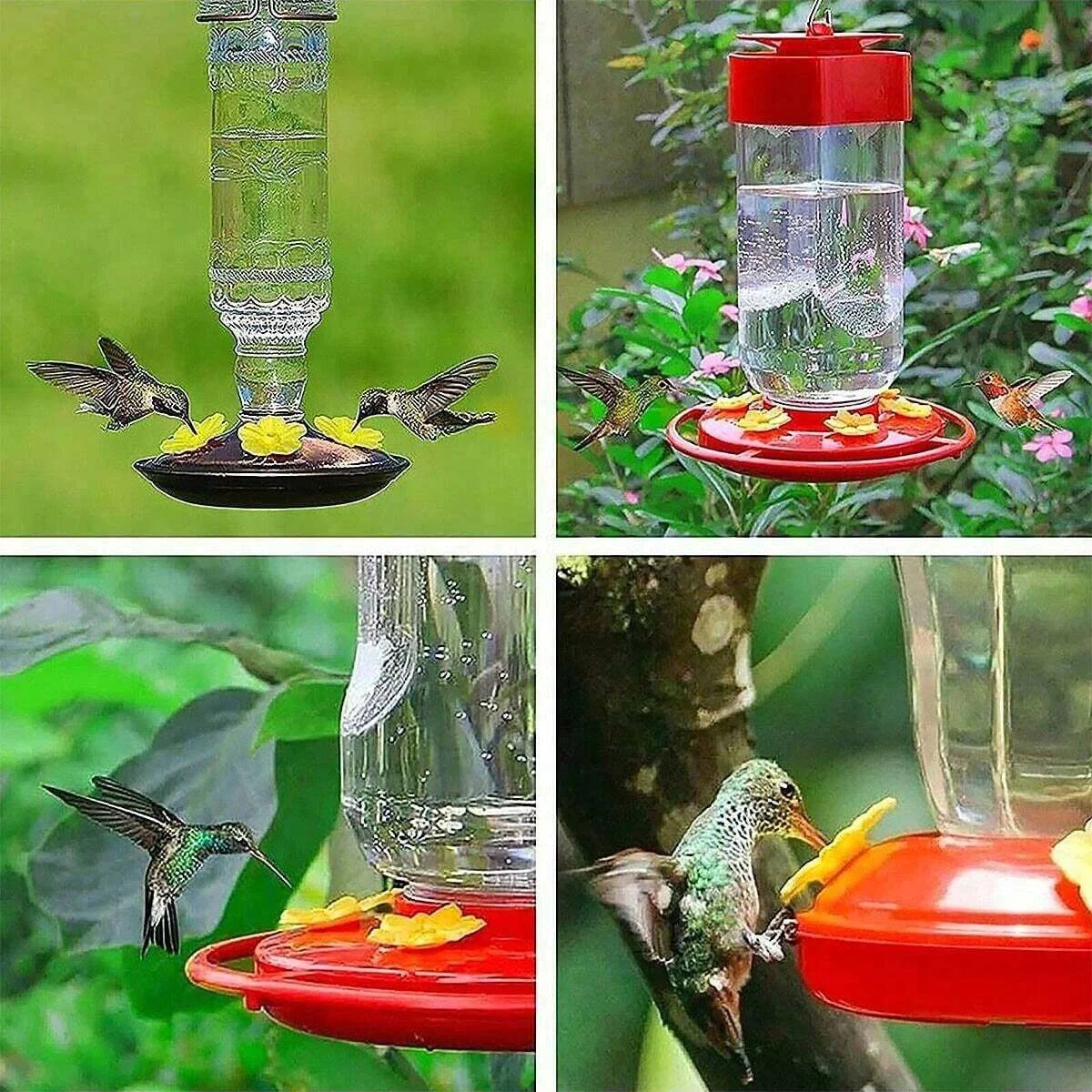 3pcs/set-Hummingbird feeder, flower hanging bird feeding port, replacement parts, pet bird supplies