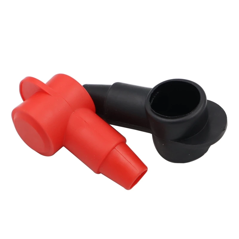 Battery Terminal Boots Insulating Covers PVC Cable Lug Protector Lug Caps for Auto Marine Rubber Covers Skins Tool Parts