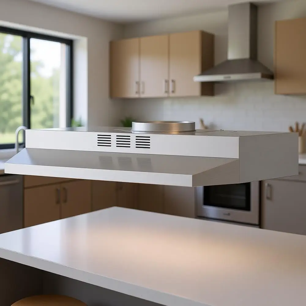 

Вытяжка под шкаф 30 дюймов, канальная/конвертируемая, нержавеющая сталь, 2 скорости, фильтр 300 см