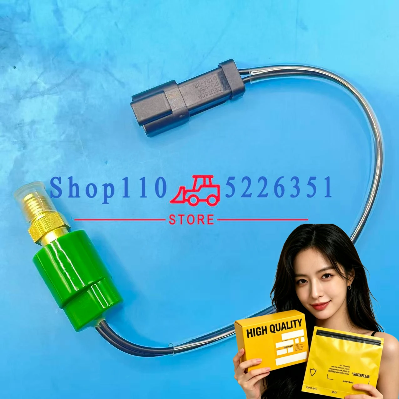

Excavator 167-3466 Pressure Sensor Switch 1673466 for E320C E320D 325C 325D 345C 365B