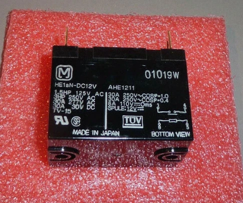 

Brand new He1an-dc12v ahe1211 12VDC 30A 4-pin relay Fast delivery
