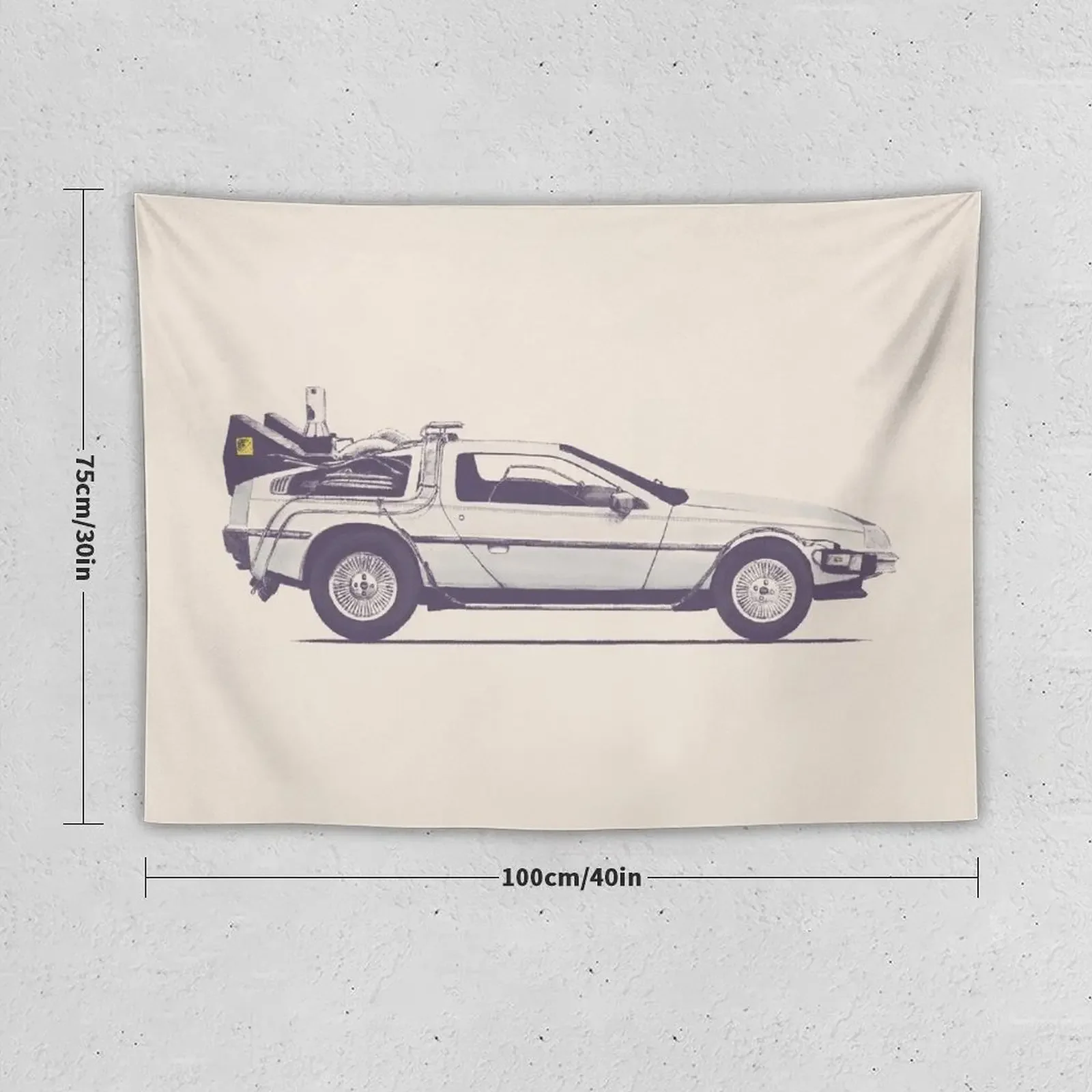 Delorean Tapestry Wall Hanging Room Decoration Accessories Mushroom Art Mural Tapestry