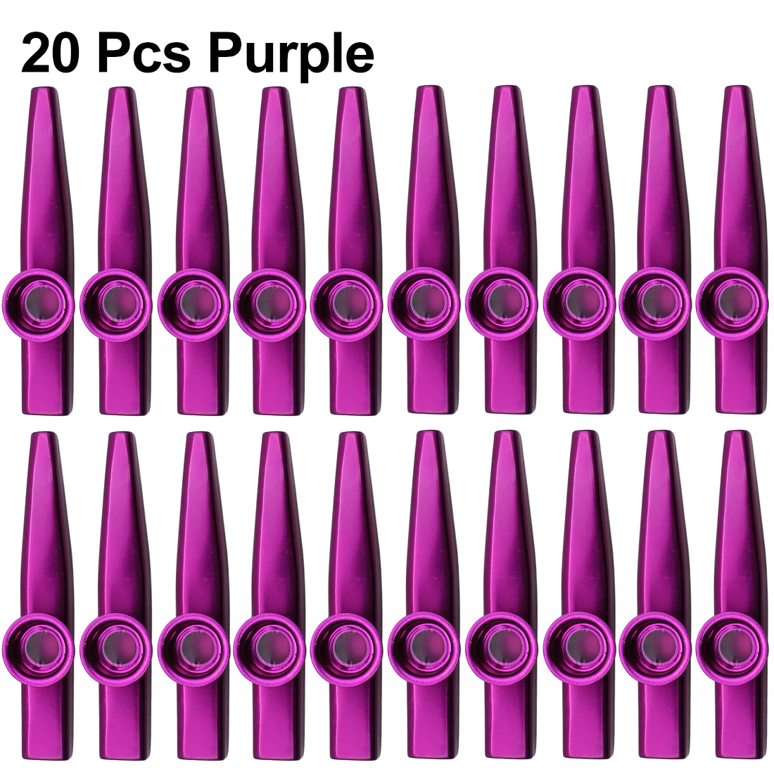 10/20 Stuks Kazoo Metalen Kleurrijke Kazoos Orff Muziekinstrumenten Fluiten Membraan Mond Kazoos Gitaar Mate Lichtgewicht Kazoo