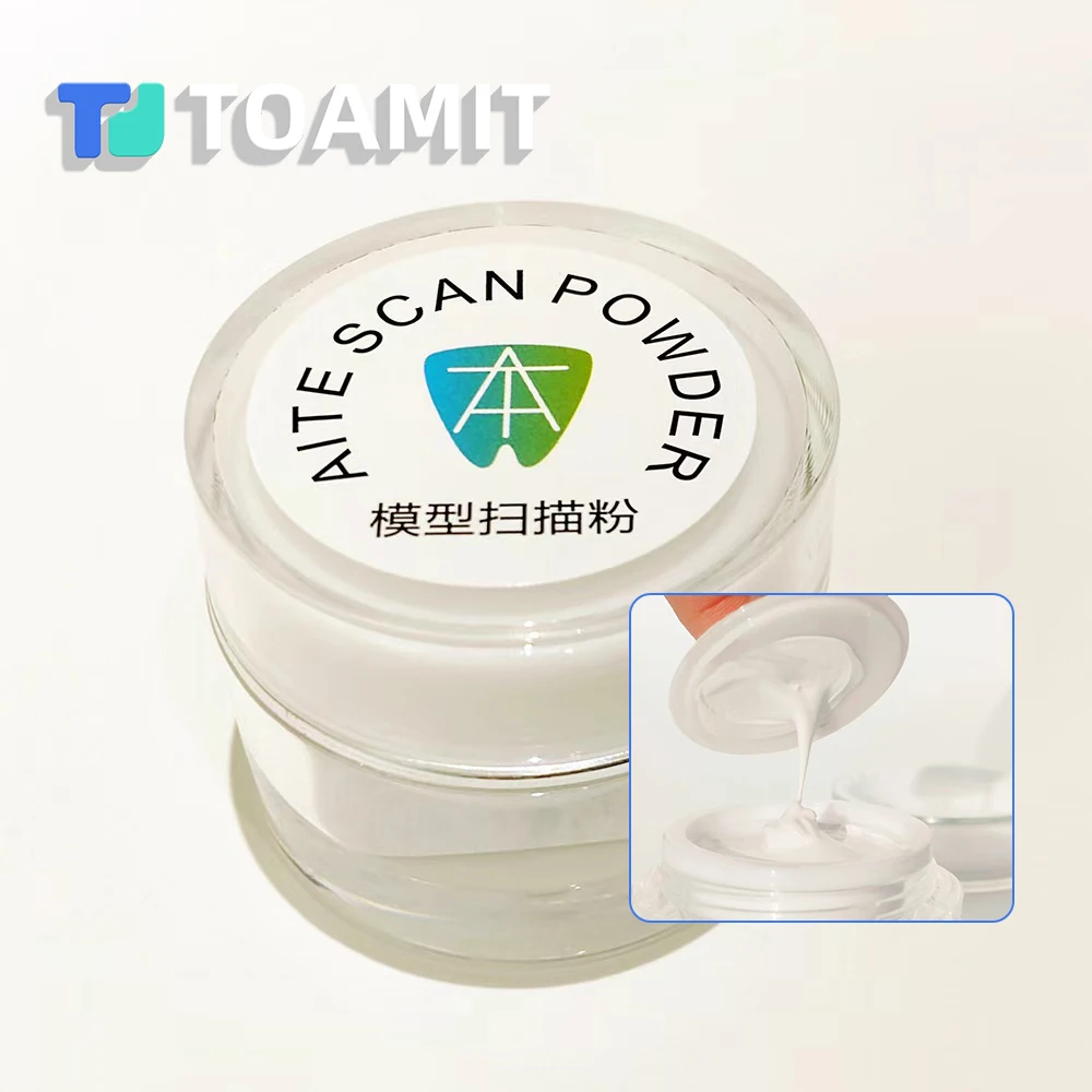 

Anti-Reflective Scan Powder for Intraoral Digital Impressions, Essential for Dental Implant & Prosthesis 3D Imaging, 20g/box