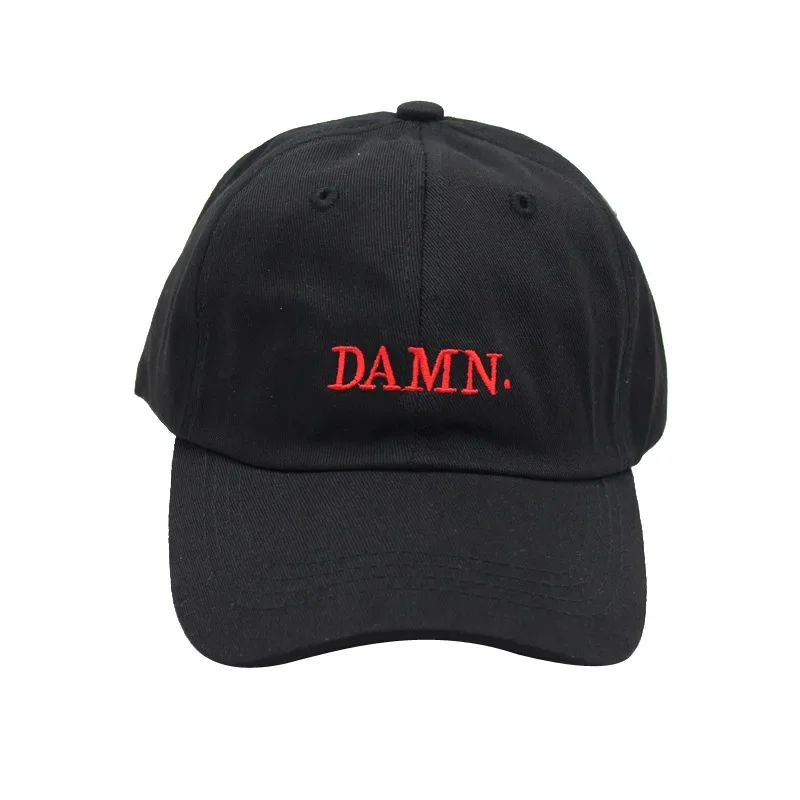 Unisex Spring summer DAMN Hats Embroidered Earth Dad Hat Hip Hop cap Kendrick lamar Rapper Snapback hats Baseball Cap wholesale