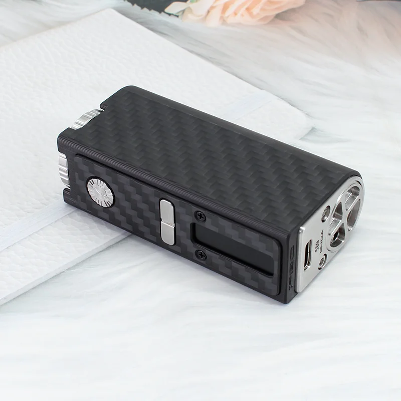 DIY SXK Stil PRC CUDA DNA60C 60W VW Box Mod, 24mm'ye kadar USB-C Portu ile Uyumlu, Tek 18650 Pil Kullanımlı Donanım Yedek Parçaları