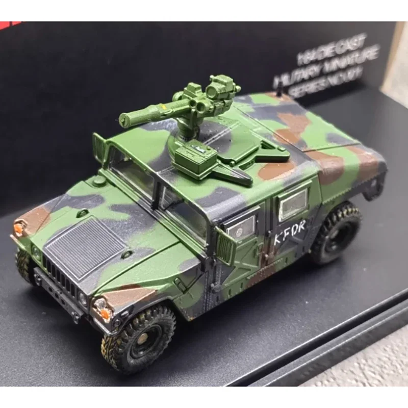 Diecast 1:64 Scale Hummer M1046 HUMVEE  Tank Model Wheeled Transport Static decoration Souvenir gifts for adult boy