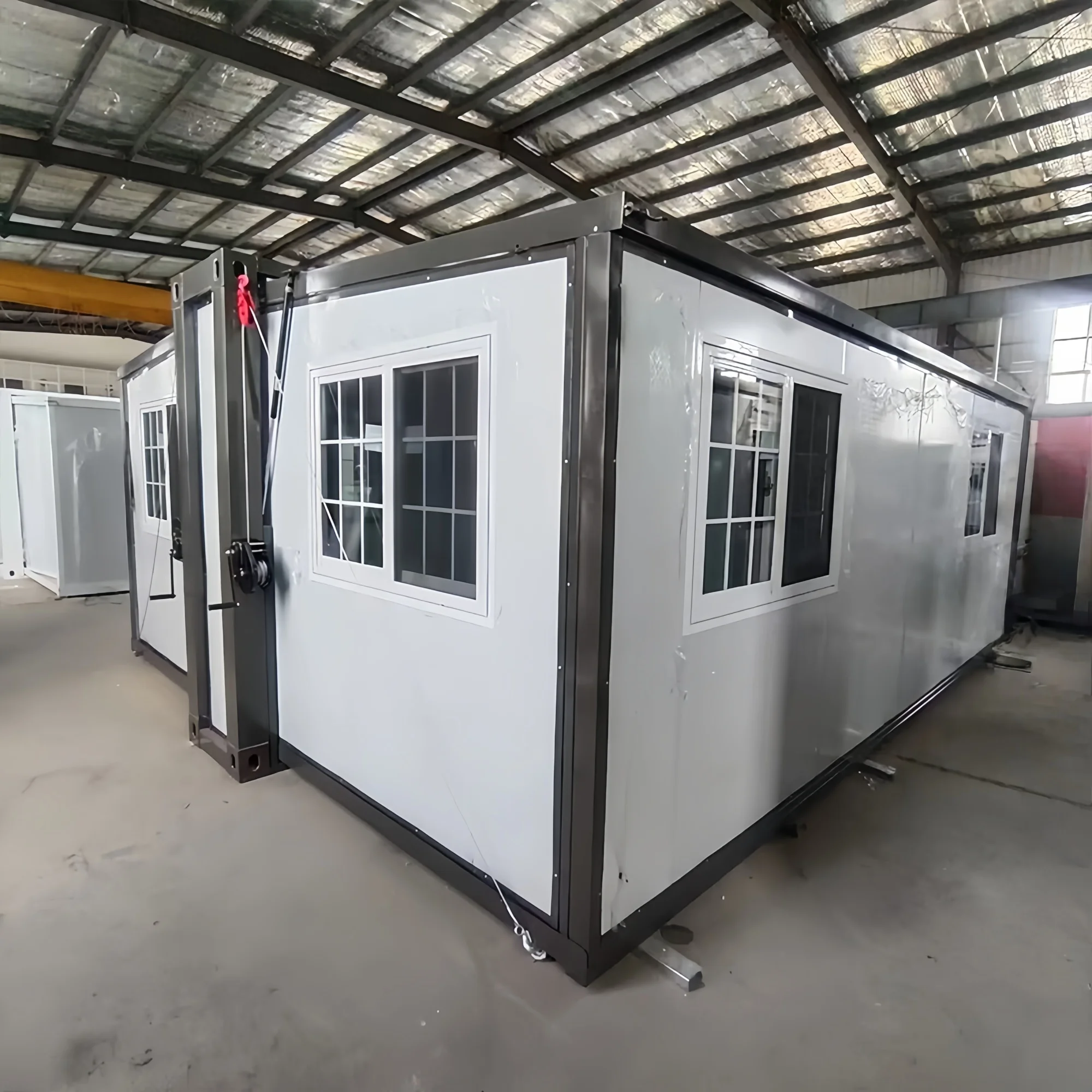منزل حاوية قابلة للطي حديث 20FT 40FT قابل للتوسيع فيلا مسطحة الجدة مع 2-3 غرف نوم للاستخدام في المتجر