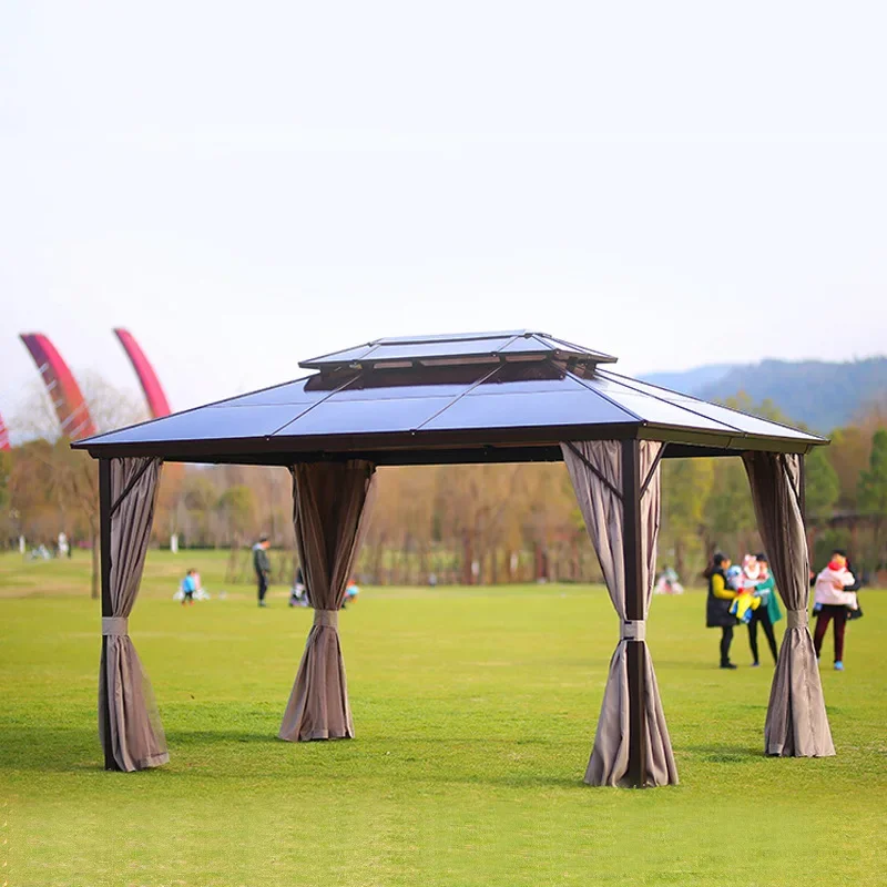 مظلة ترفيهية في الهواء الطلق، مظلة حديقة فيلا، فناء ذو مناظر طبيعية خلابة #3