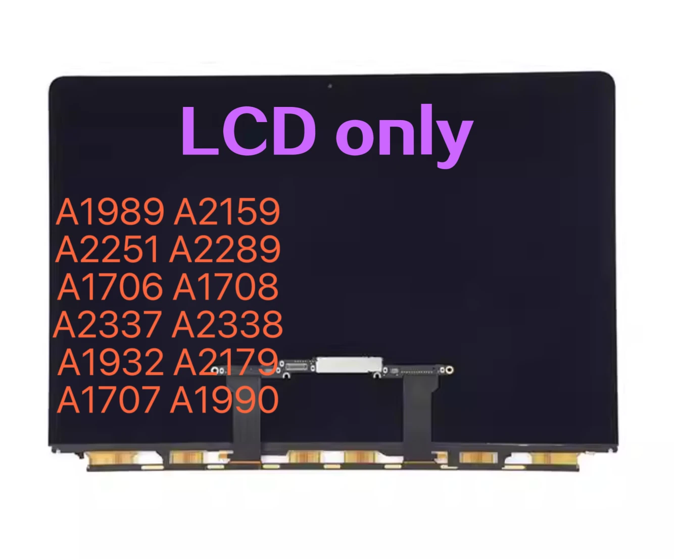 オリジナルのディスプレイ画面 MacBook Air Pro 13インチ A1932 A2179 A1706 A1708 A2159 A1989 A2251 A2289 A1466 A2338 A1502 LCDのみ