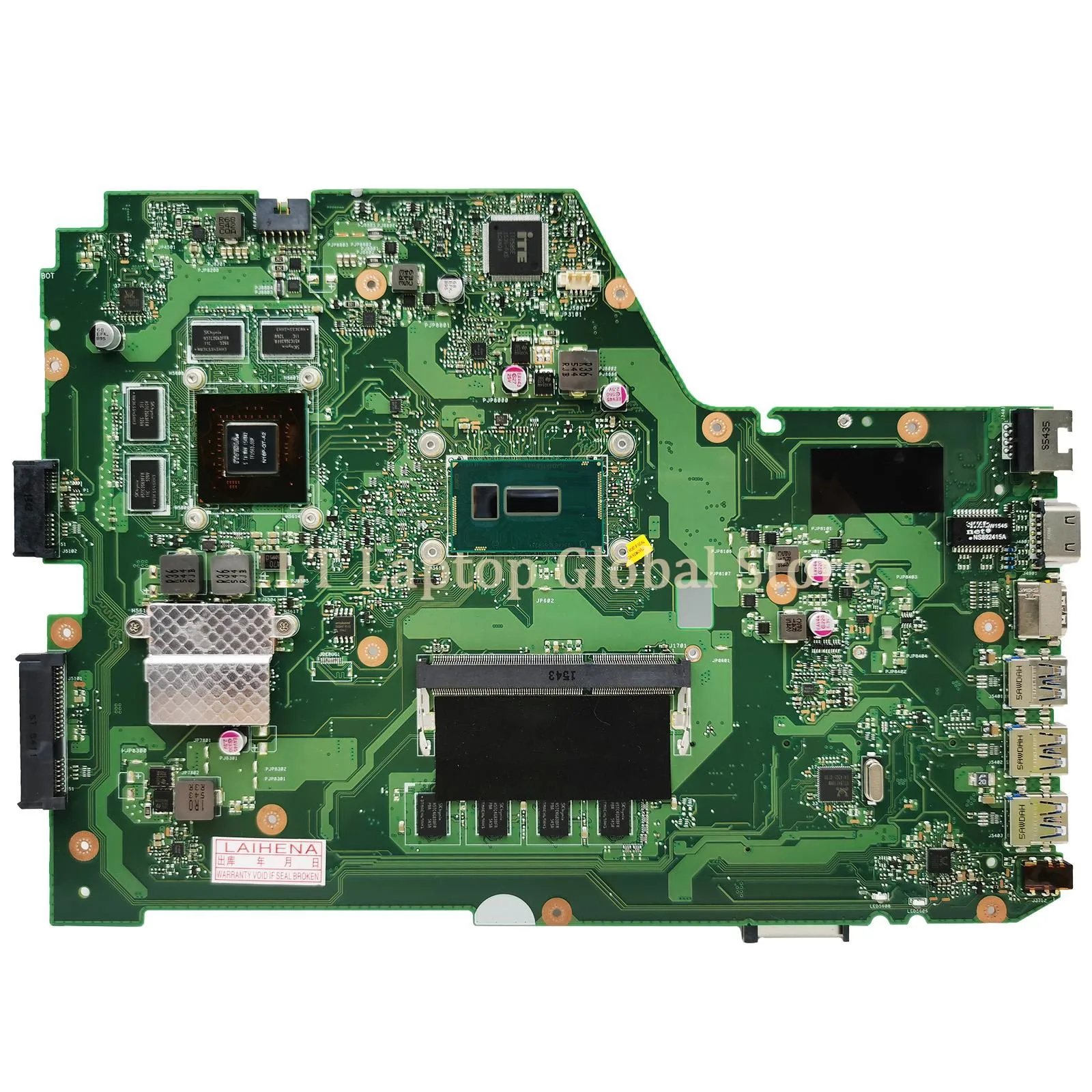 LT Laptop X751LKB Mainboard A751LX X751LX K751LX F751LX K751LK Motherboard I3 I5 I7 4th/5th Gen CPU GTX950M/GTX850M 4GB/RAM