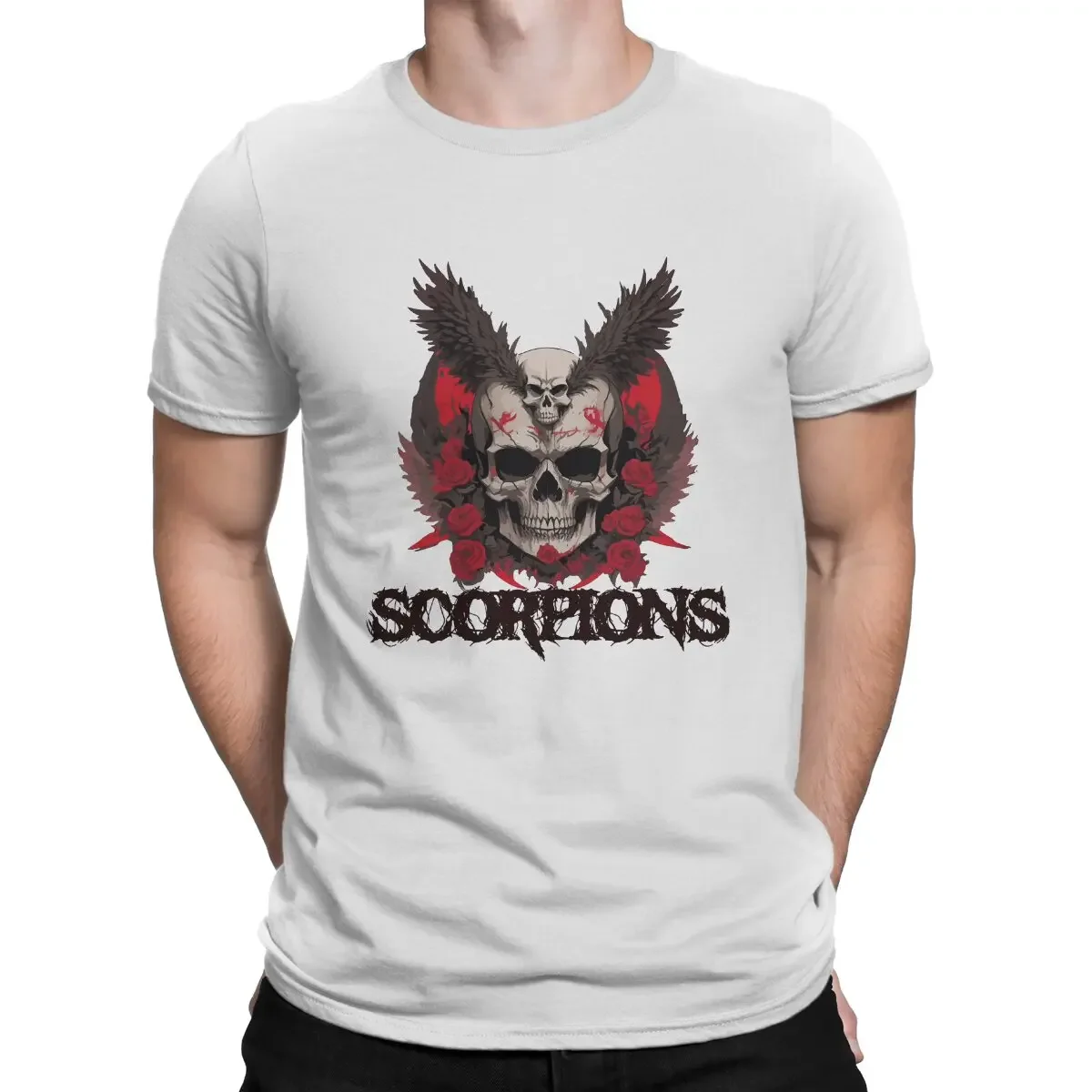 New Men's Wind Of Change Song Of Band T Shirts S-Scorpions Cotton Clothing Casual Short Sleeve Round Collar Tee Shirt Graphic